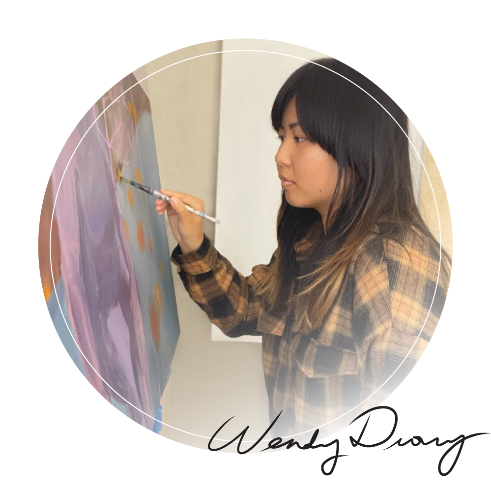 headshot and signature of local artist