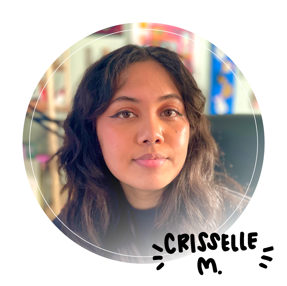 headshot and signature of local artist