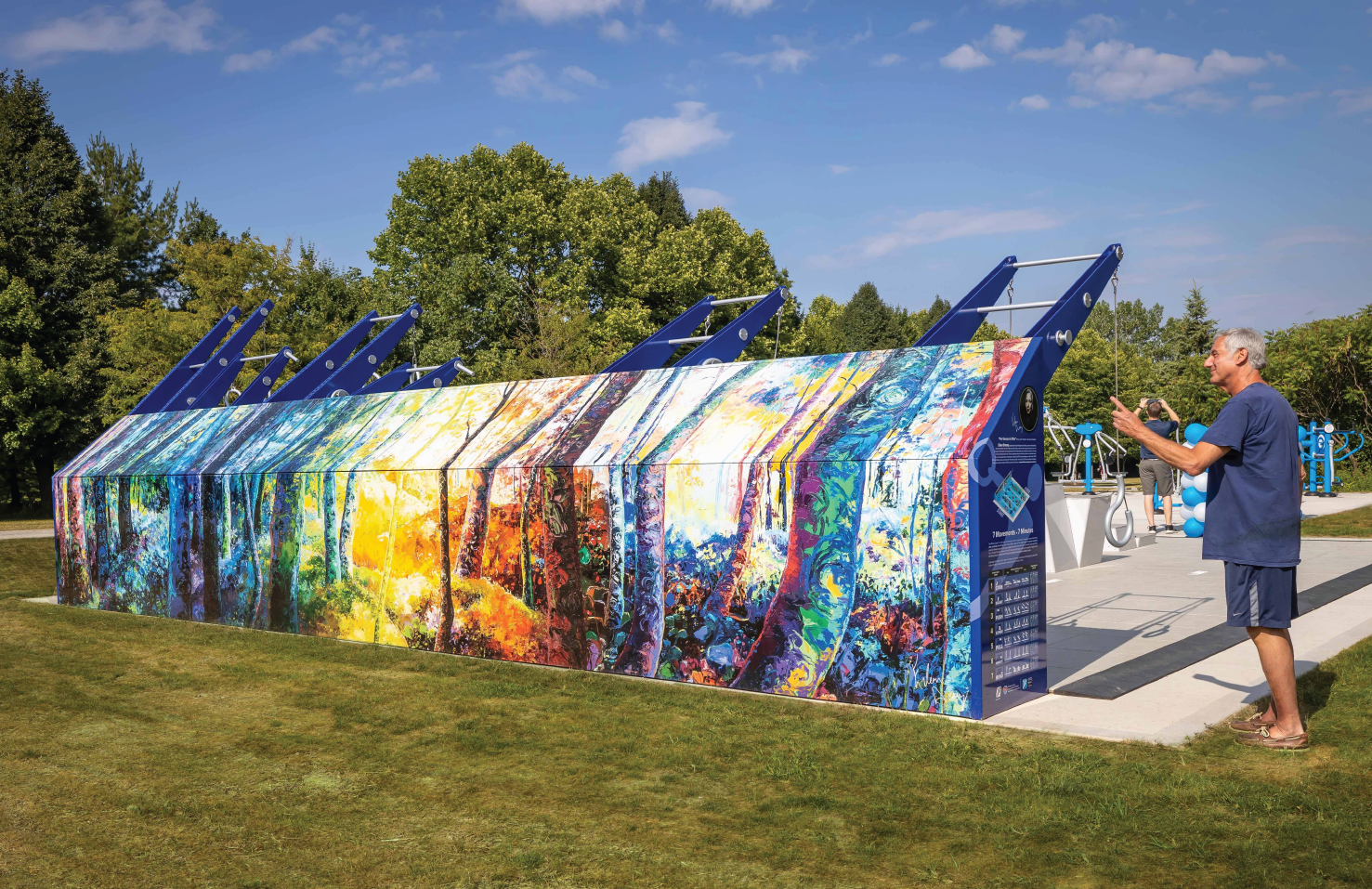 back wall art photo of a Fitness Court
