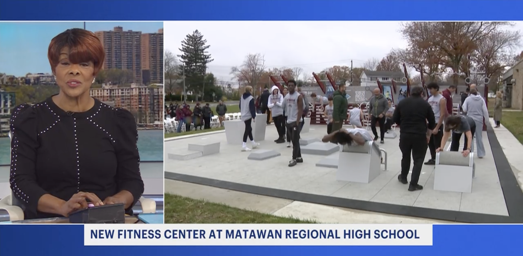 https://newjersey.news12.com/145k-fitness-court-brings-outdoor-gym-to-matawan-aberdeen-schools